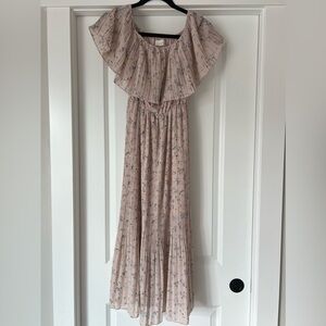Melloday Floral Pleated Dress Size XS
